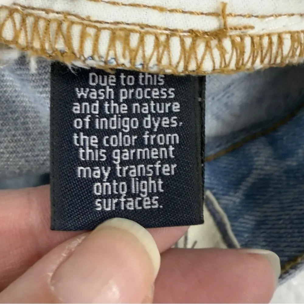 Madewell The Perfect Vintage‎ Jeans Distressed Crop Light Wash Size 28 TINY FLAW - Picture 8 of 11